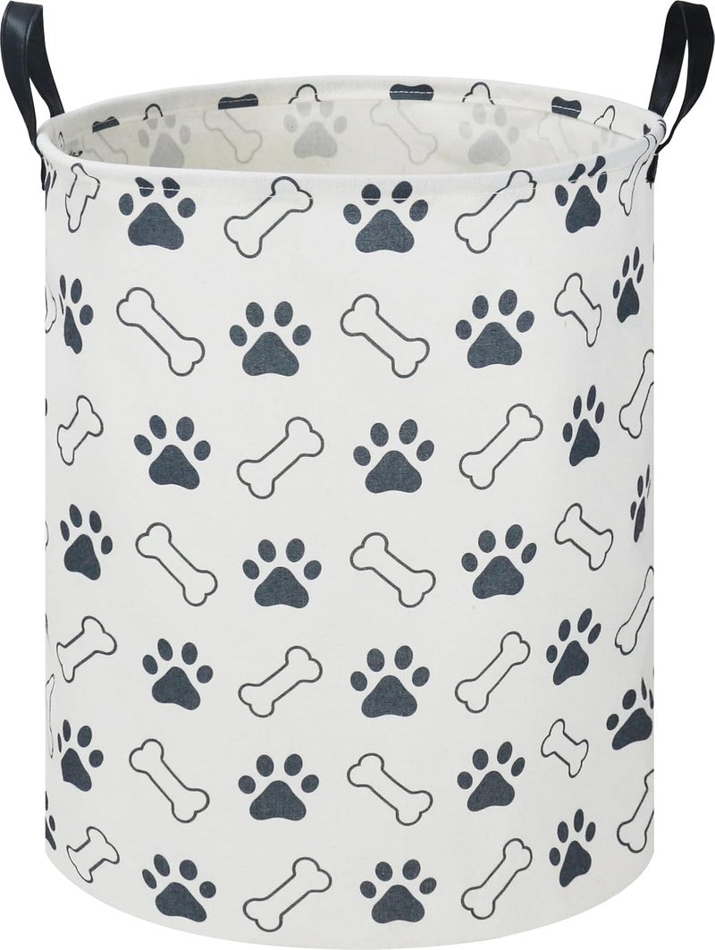 NTAOHAMPER Kids Laundry Hamper,Laundry Basket,Baby Boy Nursery Hamper,Waterproof Storage Bin,Clothes Organizer,Toys Bin,Room Decor(Paw) - Image 1